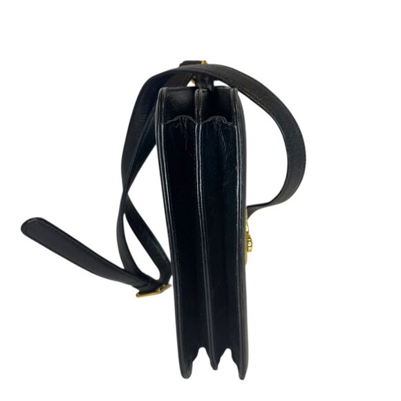 MCM Black and Gold Crossbody Bag with Structured Design - Picture 5 of 11